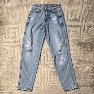 Arizona high rise mom jeans size 3